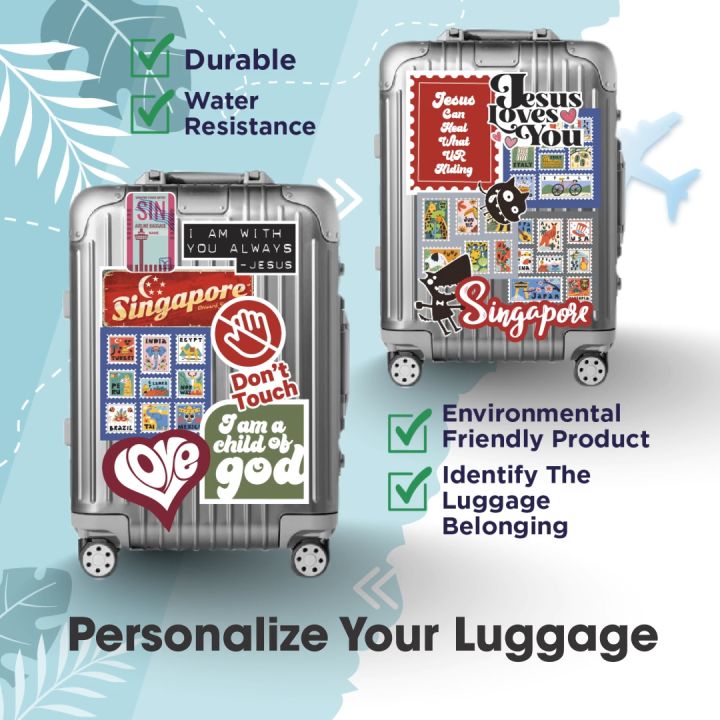 (SG SELLER 🇸🇬) Stickers for Luggage and Laptop | Lazada Singapore