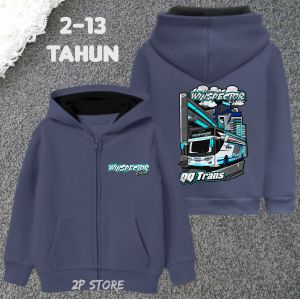 Jaket Hoodie Zipper Anak LAKI-LAKI Dan PEREMPUAN BUS WINSPECTOR Dari Usia 2 3 4 5 6 7 8 9 10 11 12 13 Tahun Sweater Hoodie Zipper Anak Terbaru Kekinian Trendy Bergaya