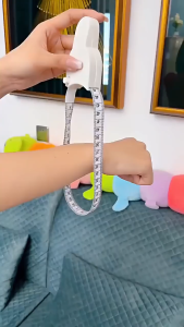 PST Meteran Badan 152Cm Meteran Gulung Putar Otomatis Alat Ukur Badan Y Type Ergonomis Untuk Fitness Alat Pengukur Lingkar Tubuh