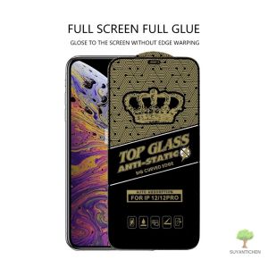 Tempered Glass Bening Anti Static Full Cover Samsung A23 4G 5G A33 5G A53 5G A73 5G A24 4G A34 5G A54 5G A74 5G M01 Core M01s M02 M02s M04 M10 M10s M20 M20s M30 M30s M50 M11 M12 M13 4G 5G M14 4G 5G Anti Gores Tahan Banting Lecet Anti Minyak Debu Top
