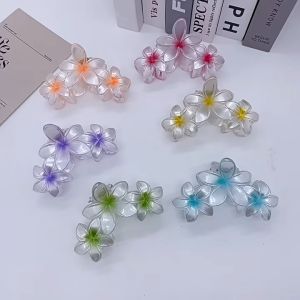 JEPIT RAMBUT BUNGA KAMBOJA ADAT BALI BAHAN AKRILIK IMPORT JEPITAN JEDAI BUNGA KOREA