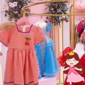 Từ 15-18kg Đầm Công Chúa Bé gái