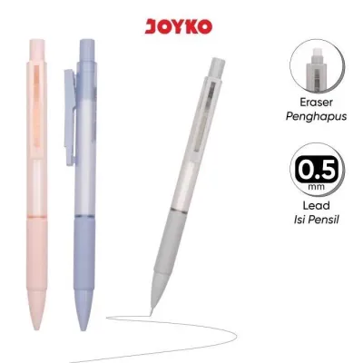 (1 BIJI) Mechanical Pencil Pensil Mekanik Joyko MP-60 Macaron 0.5 mm