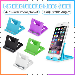 【Ready Stock】Universal Foldable Multi-Angle Desk Stand Phone Holder For Mobile Phone Mini Tablet Portable Bracket