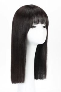 MENGSIQIAN | Natural Straight Lock Hair Long Wig Summer