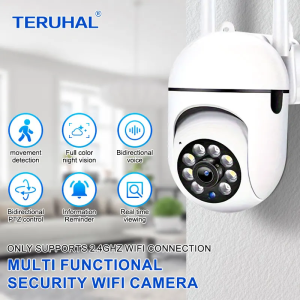 Camarade Seguridad Wifi 2K HD 3MP 2.4G PTZ 10X Zoom Color Night Vision Outdoor Security Protection CCTV IP Camera Two-Way Voice