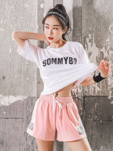 Sportswear Yoga Top Womens Loose Fit Short Sleeve Running Fitness T-Shirt Quick Dry Breathable Moisture Wicking Summer Hot