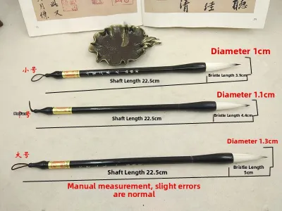 Mixed Hairs Calligraphy Brush Seven Purple Three Sheep For Students