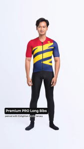 Bizkut Premium Pro Long Cycling Bibs with Gel Padded Breathable Reflective for Men and Women L3