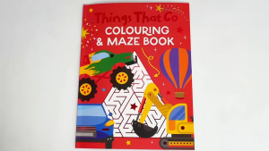 Things That Go Mazes & Colouring Book With Over 40 Mazes