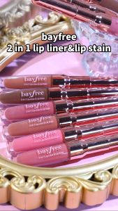 Bayfree 2-In-1 Lip Liner & Lip Stain: High Pigment Matte Lip Makeup