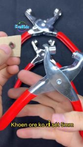 Kìm bấm khoen mắt cáo 5mm bấm khuy bạt túi xách giấy đồ thủ công may mặc