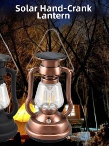 CHELINI | Solar Hand Crank Camping Light Ultra Long Lasting Hanging