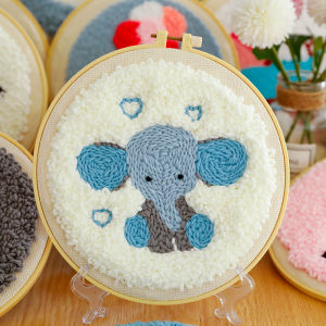 DIY Cartoon Embroidery Kit Yarn