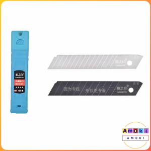 Amoki 10Pcs 75# SK5 Steel Cutter Blade Set 18*105mm With Portable Box