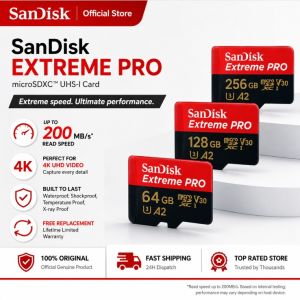SanDisk Memory Card/128GB/256GB/512GB Micro Secure Digital Card Ultra A2 Class Flash Memory Card Various Capaciti