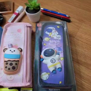 Tempat Pensil Squishy Timbul Kotak Pensil Anak Resleting Besar Pencil Case 3D Squishy Alat Tulis Sekolah