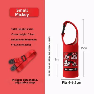 BEIYING | Cartoon Long Strap Crossbody & Handheld Thermal Cup Bag 350-500ml