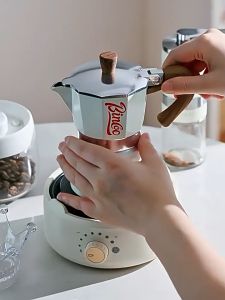 It Smart - Máy pha cà phê Bincoo Moka Pot Espresso Maker thẩm thấu ngược 3 cup 150ml (Tặng giấy lọc cà phê)