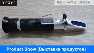 ลดพิเศษ เครื่องวัดแอลกอฮอล์ 0-80%v/v Refractometer บริกซ์ รีแฟลกโตมิเตอร์ Brix Alcohol Meter