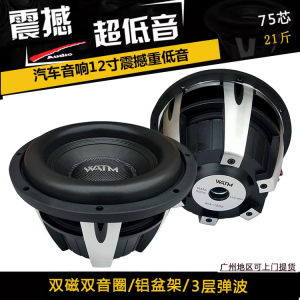 เสียงเบสหนักสำหรับรถยนต์ 12 นิ้ว ลำโพงเสียงดัง ลำโพงเสียงดังแบบมีแม่เหล็กคู่ ลำโพงเสียงดังแบบไม่มีแหล่งกำเนิดไฟฟ้าสำหรับใช้ในบ้าน