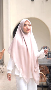 Nayyara - Hijab segi empat polos NFS terbaru best seller hijab NFS polos pouch laser cut