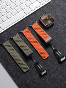 l inevek | Breathable Magnetic Summer Hollow Leather Watch Band