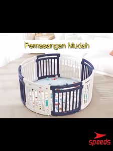 Speeds Molion SNI Pagar Bayi Pagar Bermain Anak Bulat Bahan HDPE 1207
