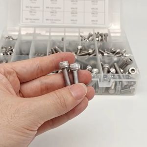 M6 (A2-70) 304 Stainless Steel Allen Bolt Hex Socket Cap Head Screw Hardware Tools