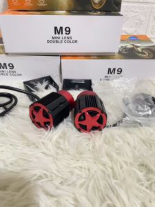Đôi đèn led đèn pha bi cầu chống thấm nước siêu tốt dành cho ô tô xe máy. Đèn led M9 (giá 1 đôi)