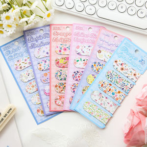 5pcs/set of beautiful portable bookmarks plant flower pattern bookmarks and office reading aid bookmarks gifts for friends