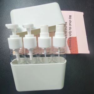 1PC Chai Đựng Sữa Dưỡng 4 Trong 1 40ml Kích Thước Du Lịch Thiết Kế Tối Giản Có Nhãn Hộp Đựng Đồ Vệ Sinh Cá Nhân Để Vệ Sinh Cá Nhân