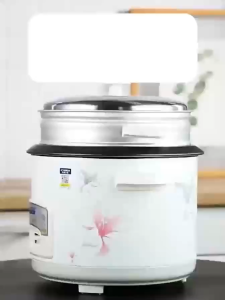 PESKOE Rice Cooker 1.5L/2L 350W with Aluminum Non-stick Inner Pot & Steamer Smart Control