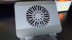NOXIER NEW Laptop Stand Aluminum With Cooler Fan  360° Rotation Laptop Tablet Stand Foldable for 10-17.3inch