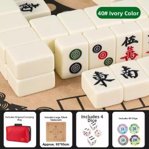 Traditional Handmade Fujian Mahjong 144 Tiles