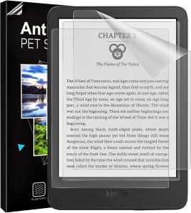 (3 Pack) TiMOVO Anti-Glare Screen Protector Designed for All-New Kindle 11th/10th Generation (6 inch - 2022/2019 Release) Scratch Resistant PET Screen Film Protector Matte