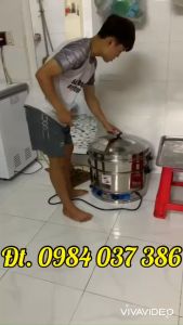 Nồi hấp giò lụa giò chả bằng điện 52cm 3 tầng (10kg giò/ khay)