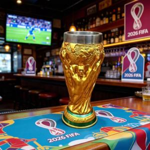 XUANDOYAN | Elegant Collectible World Cup Trophy Stainless Steel Cup