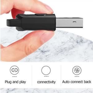 KEBIDU | USB Bluetooth 5.0 Transmitter Wireless Headphone Adapter Receiver for Sony PS5/PS4 Game Console PC Gaming Headset Speaker