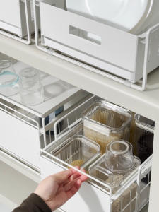 Under Sink Rack/Kitchen Storage /Space Organizer /No need to install