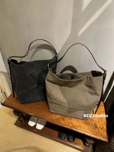 2025 New Style Canvas Shoulder Bag Womens Commuter Tote Bag Casual Minimalist Style Large Capacity Crossbody Bag