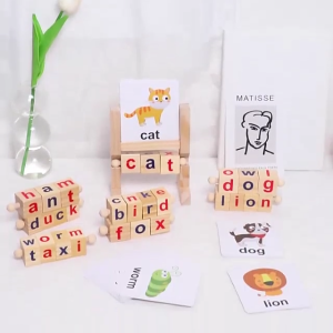 Đồ Chơi Ghép Chữ Tiếng Anh Cho Bé – Word Spelling Game Gỗ – Học Từ Vựng Thông Minh (36+ Tháng)
