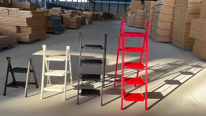 Household Indoor Outdoor Folding Ladder 3/4 Steps Antislip Pedal Porta Herringbone Ladders