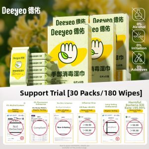 DEYOU | Non-alcohol Disinfecting Wipes Portable For Children