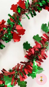 Pinky Bee Slinger Tinsel Dekorasi Natal 2 meter Merah Hijau Cemara 67020200