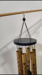 Fungling Lonceng Angin Patkua Emas T28cm 6 STIK