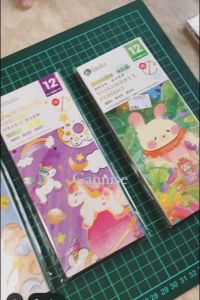 Buku Lukis Portable Gambar Water Coloring Book Cat Air Lukisan Mini Kuas ST0386 ST0513 ST0514