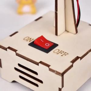 Childrens Science and Education Experiment Models Childrens DIY Wooden Table Lamp Hand-Assembled Toys Childrens DIY Gifts