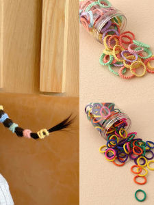 Small Size Hair Ties for Girls Babies Non-Damaging Un-Tangling Hair Bands Children Hair Accessories Baby Basic Hair Ropes