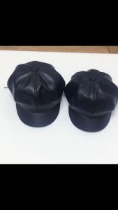 TOPI NEWSBOY KULIT PU PREMIUM | GAYA VINTAGE ELEGAN UNTUK WANITA